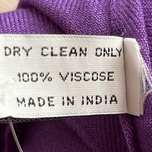 Symphony Designs, oblong purple, Scarf/shawl/wrap made in India - Picture 3 of 5